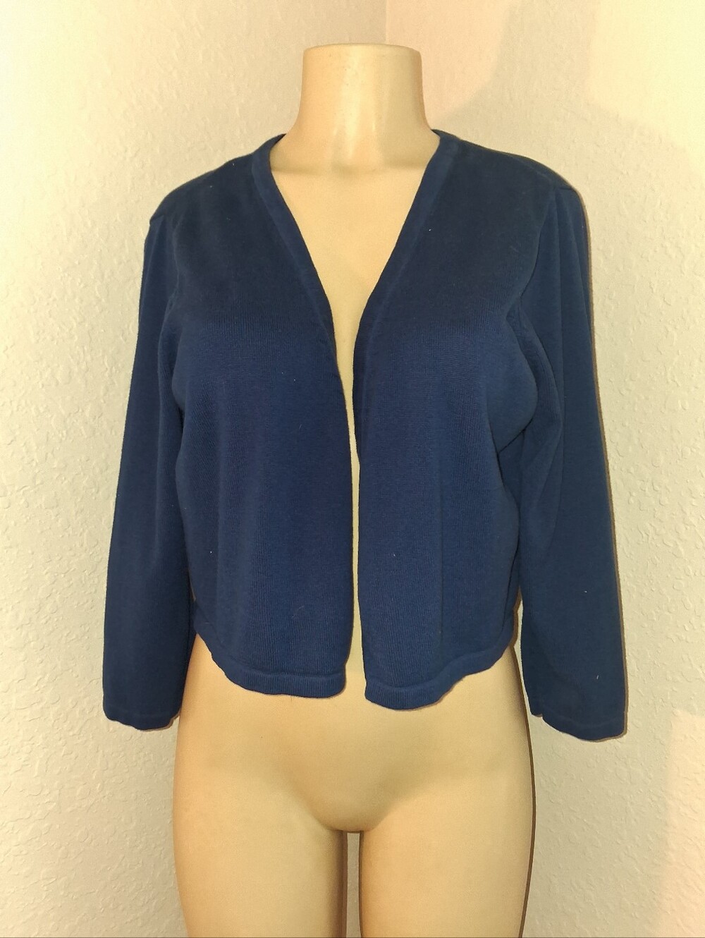 NORTHSTYLE NAVY BLUE OPEN CARDIGAN SZ M/L